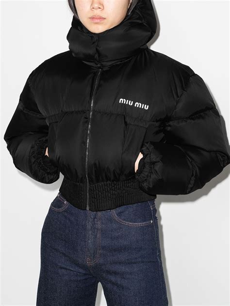 Miu Miu Hooded Puffer Jacket 